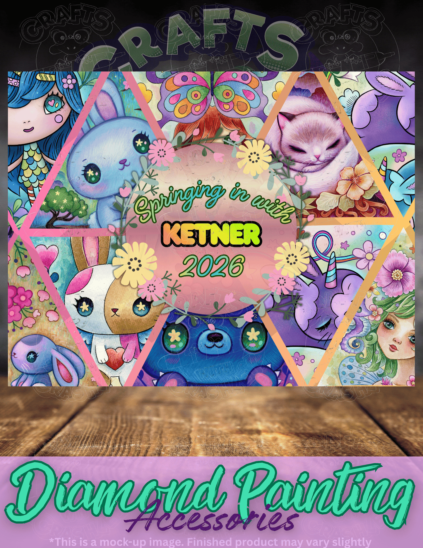 "Springing in with Ketner 2026" by ©Jeremiah Ketner Premium Accessories for Diamond Painting