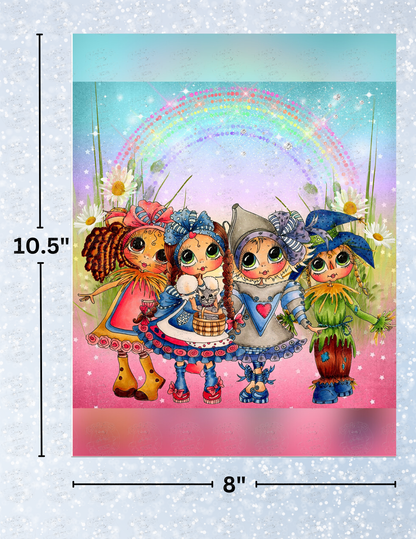 "Wizard of Oz Besties" by ©Sherri Baldy Decorative Diamond Painting Release Papers