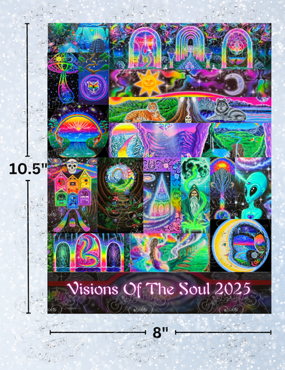 "Visions of the Soul 2025" by Becca Tindol Decorative Diamond Painting Release Papers