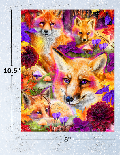 "Daydream Red Fox" by ©Sheena Pike Decorative Diamond Painting Release Papers