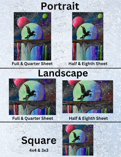 "Taking Flight" by ©Deborah Malcolm Premium Decorative Release Papers for Diamond Painting