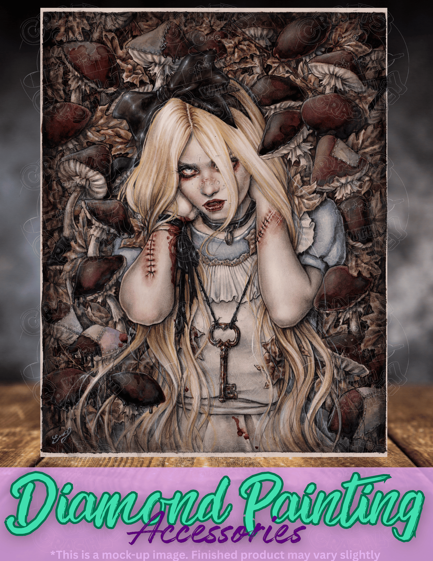 "Not Your Alice" by ©Enys Guerrero Premium Accessories for Diamond Painting