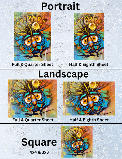 "Carl" by ©Richard Lorenz Premium Decorative Release Papers for Diamond Painting