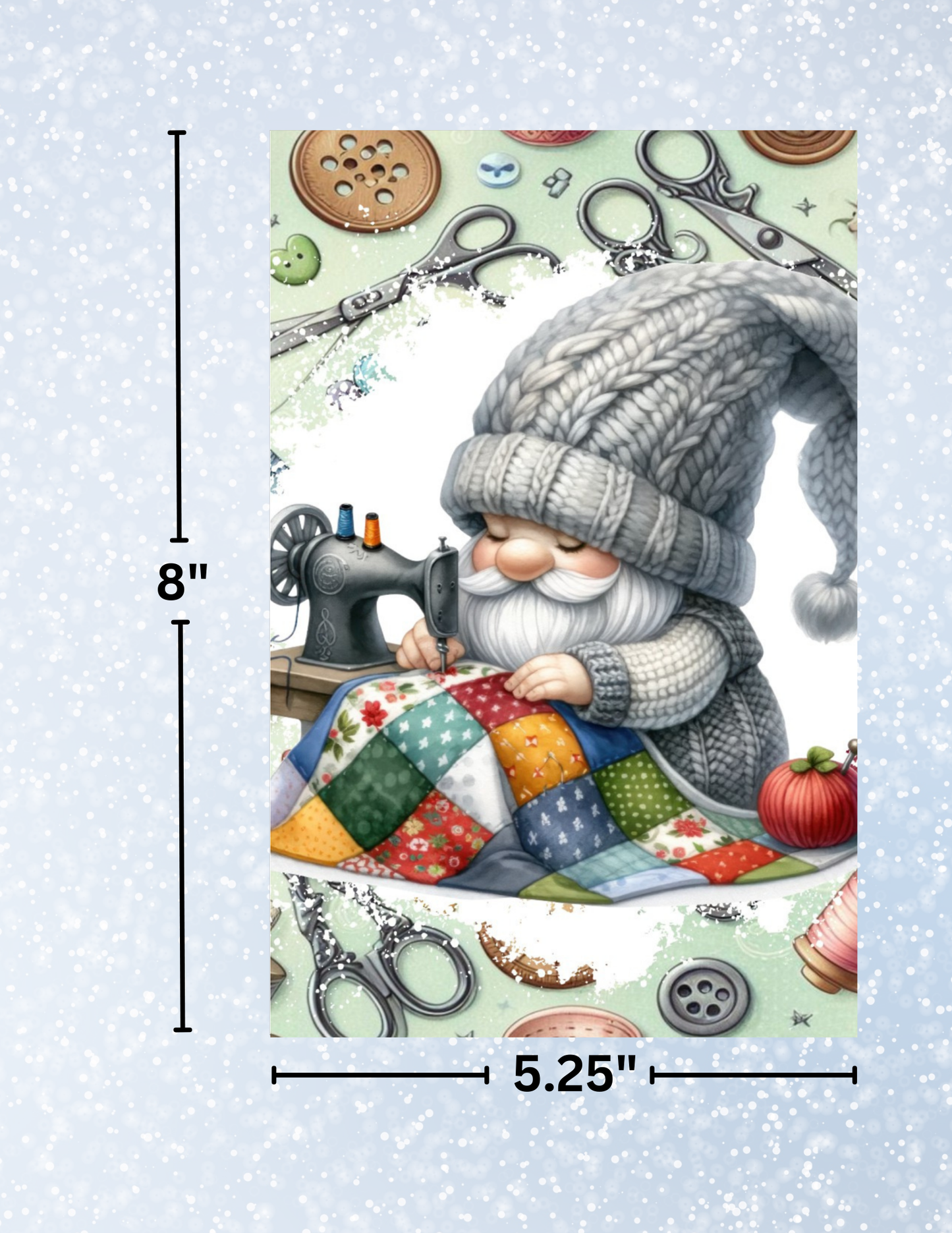 "Crafty Gnome" Decorative Diamond Painting Release Papers