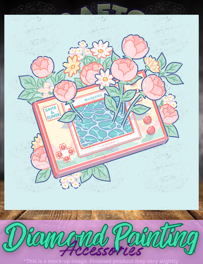 "Game & Flower" by ©Hiroko Hashimoto Premium Accessories for Diamond Painting