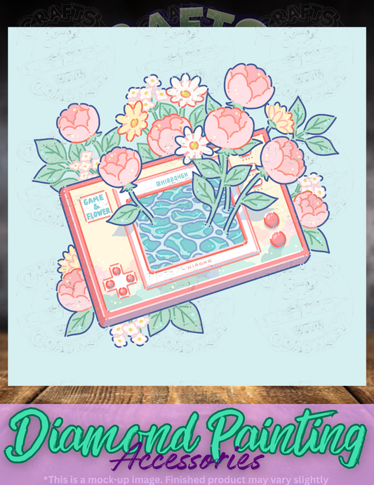 "Game & Flower" by ©Hiroko Hashimoto Premium Accessories for Diamond Painting