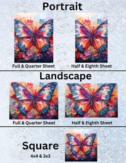 "Butterfly Bliss" by ©Stacy Deal Premium Decorative Release Papers for Diamond Painting