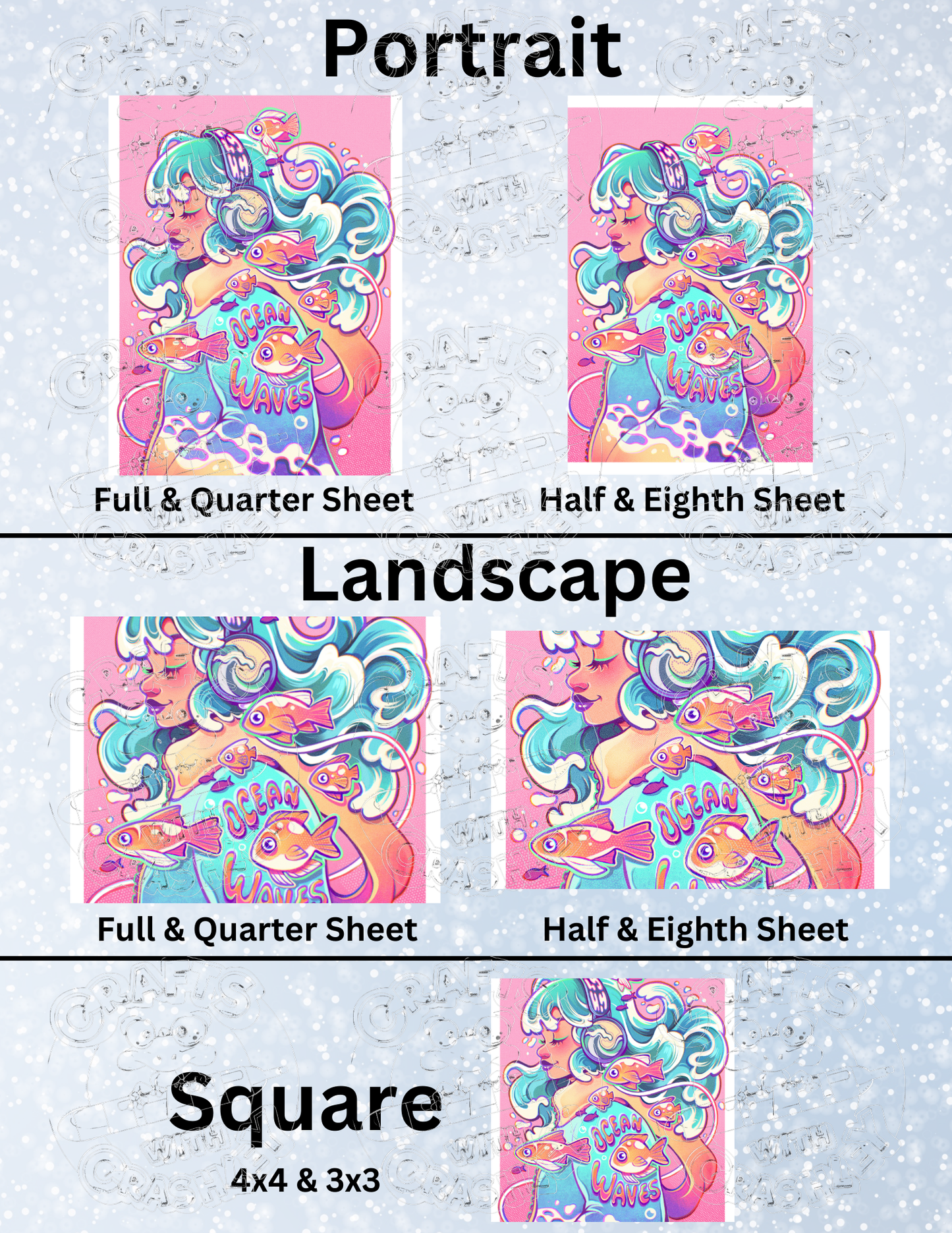 Product Bundle "Ocean Waves" by ©Mrs Butter D