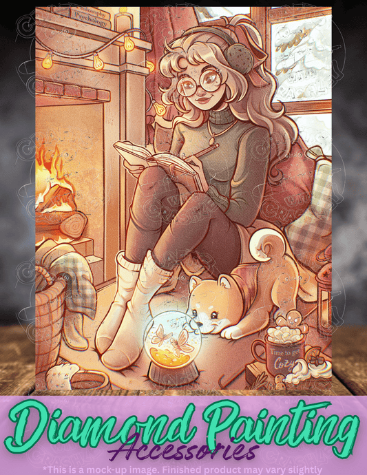 "Cozy Study Time" by ©Mrs Butter D Premium Accessories for Diamond Painting