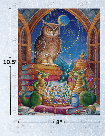 "Night Visitor" By ©Randal Spangler Decorative Diamond Painting Release Papers