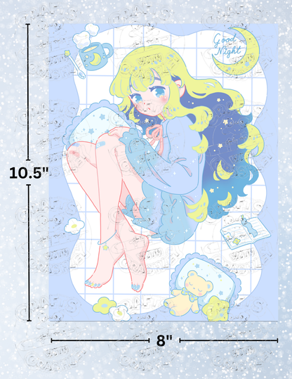 "Night Mix" by ©Hiroko Hashimoto Decorative Diamond Painting Release Papers