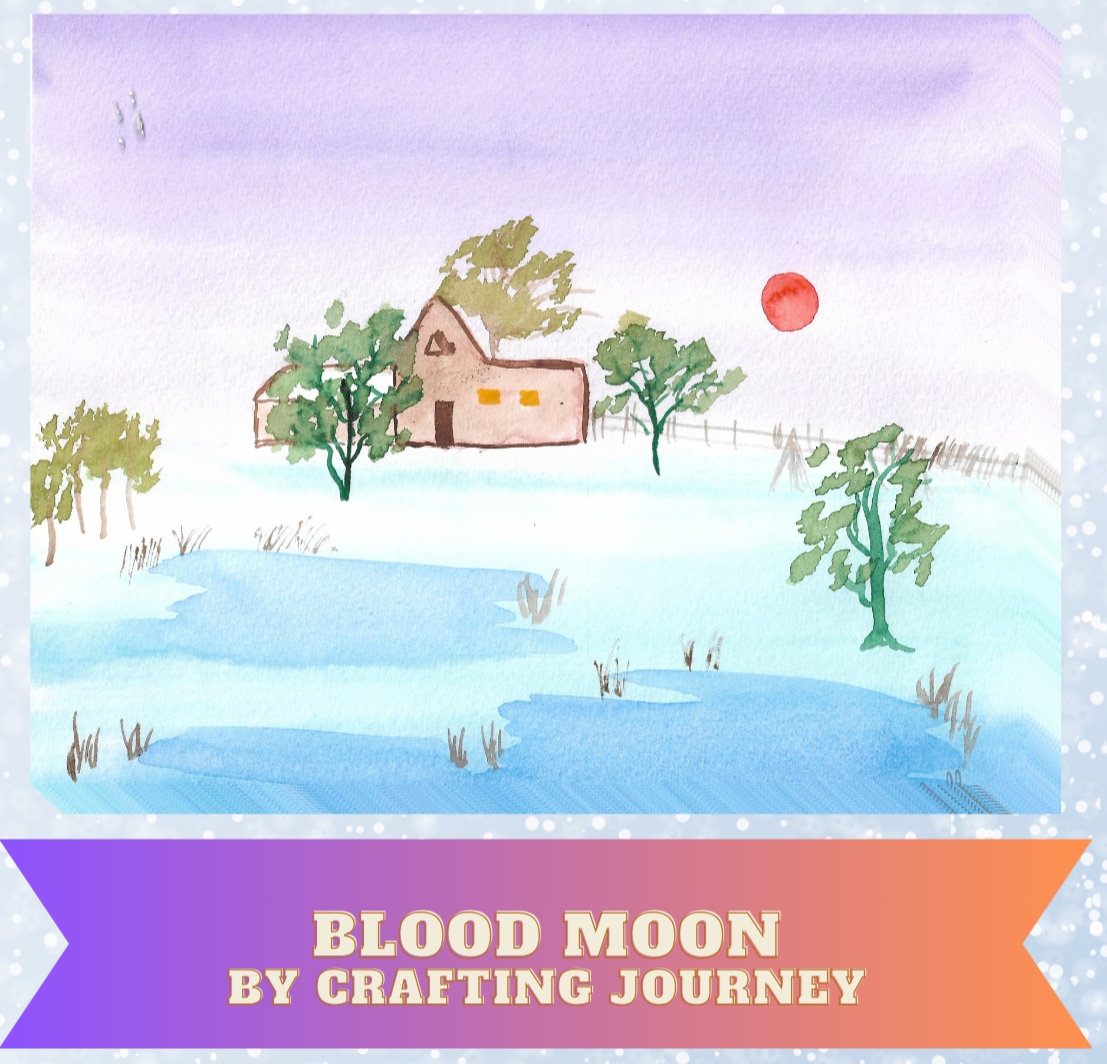 "Blood Moon" By Crafting Journey Decorative Diamond Painting Release Papers