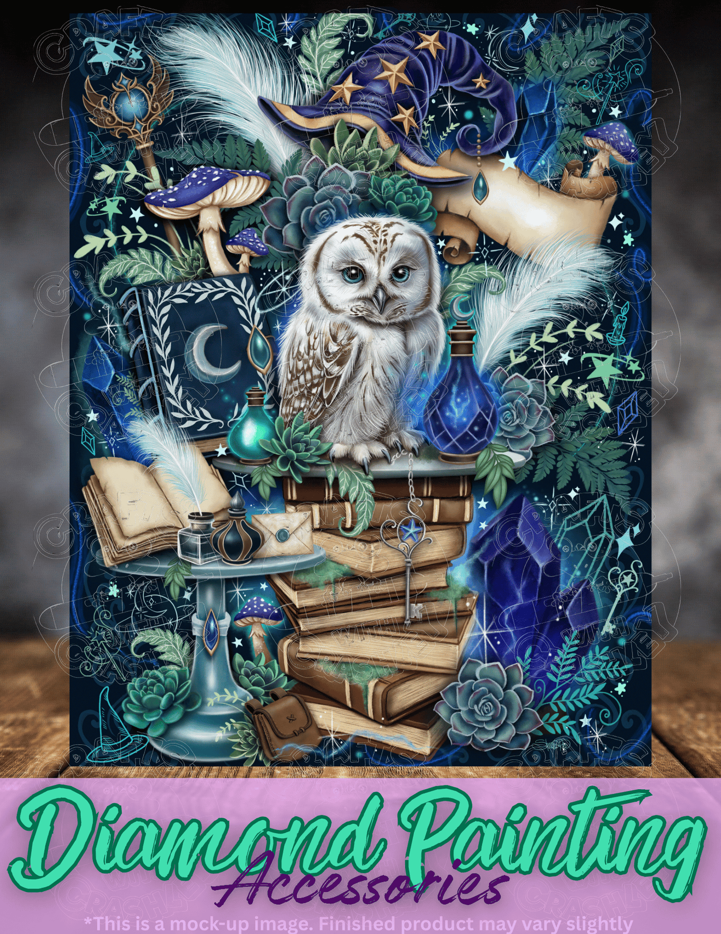 "Wizard's Companion" by ©Sheena Pike Premium Accessories for Diamond Painting