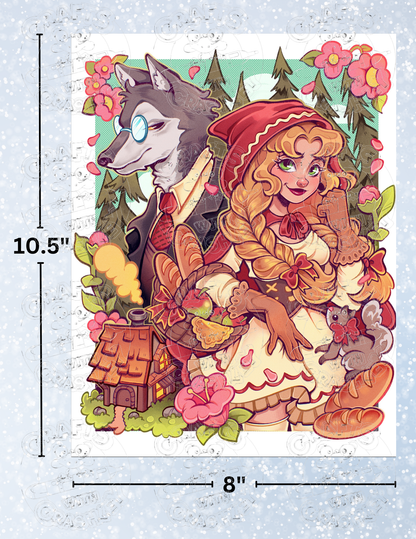 "Little Red Braids" by ©Mrs Butter D Decorative Diamond Painting Release Papers