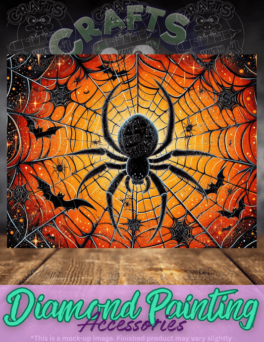 "Glimmering Spider" Premium Accessories for Diamond Painting