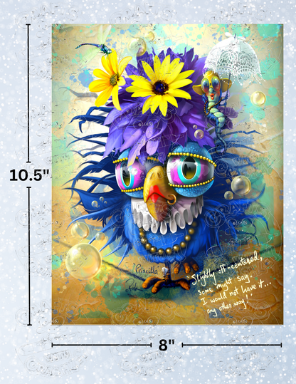 "Priscilla" by ©Richard Lorenz Decorative Diamond Painting Release Papers