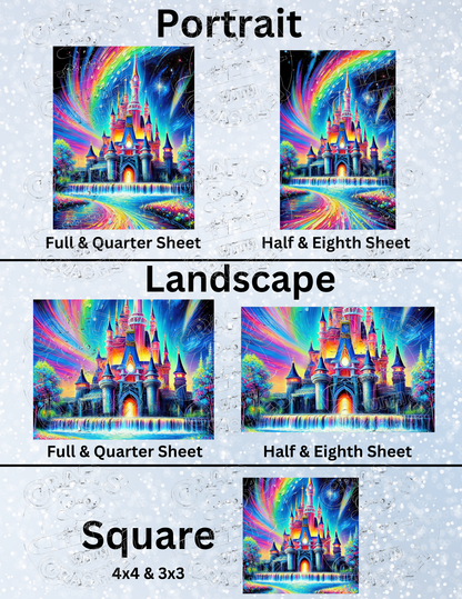 "Where Rainbows sleep" by ©Cocomarshmallow Premium Decorative Release Papers for Diamond Painting