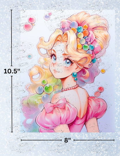 "Bubble Gum Royalty" by ©Cocomarshmallow Premium Decorative Release Papers for Diamond Painting