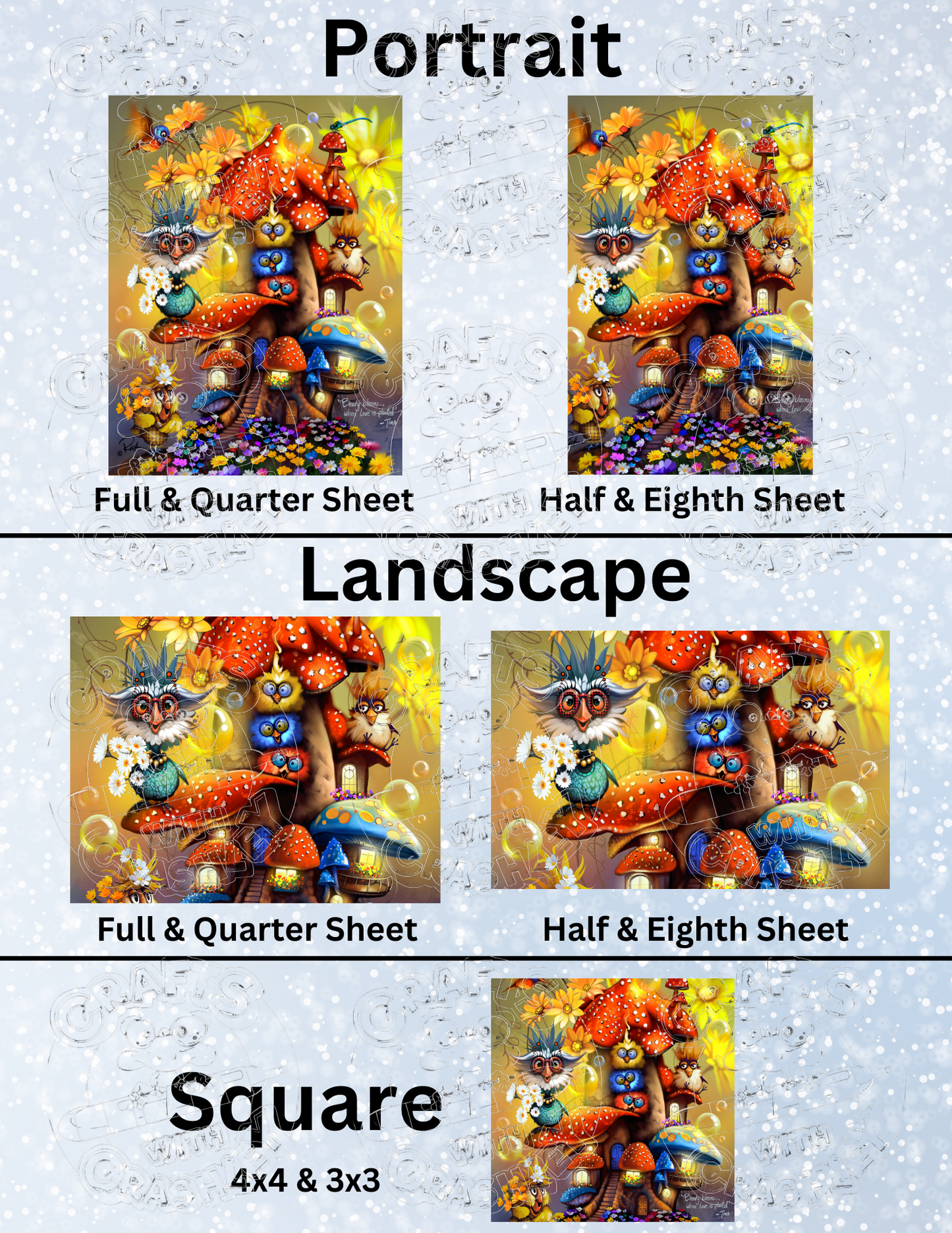 "Bloom" by ©Richard Lorenz Premium Decorative Release Papers for Diamond Painting