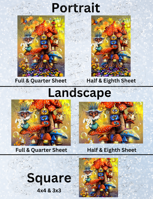 "Bloom" by ©Richard Lorenz Premium Decorative Release Papers for Diamond Painting