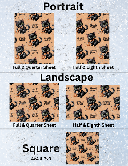 "Spooky Sweet" Premium Decorative Release Papers for Diamond Painting