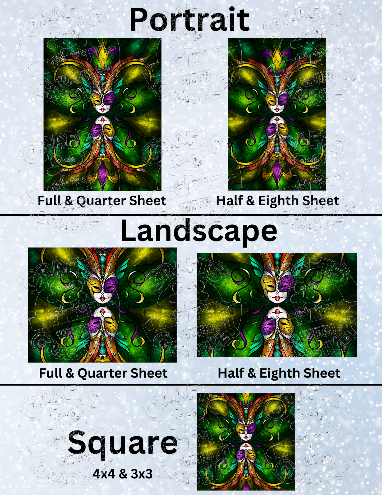 Product Bundle "Topsy Turvy" by ©Mandie Manzano