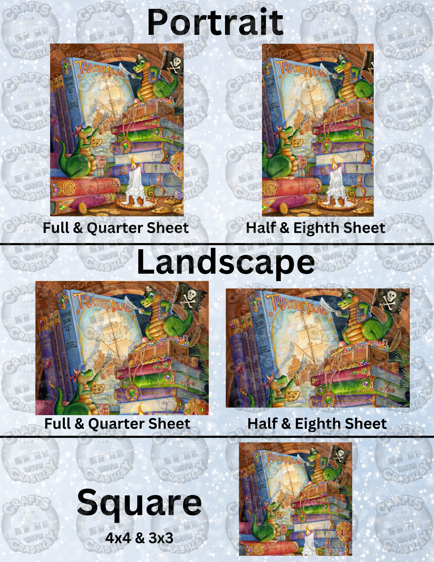 "Treasure Quest" By ©Randal Spangler Decorative Diamond Painting Release Papers