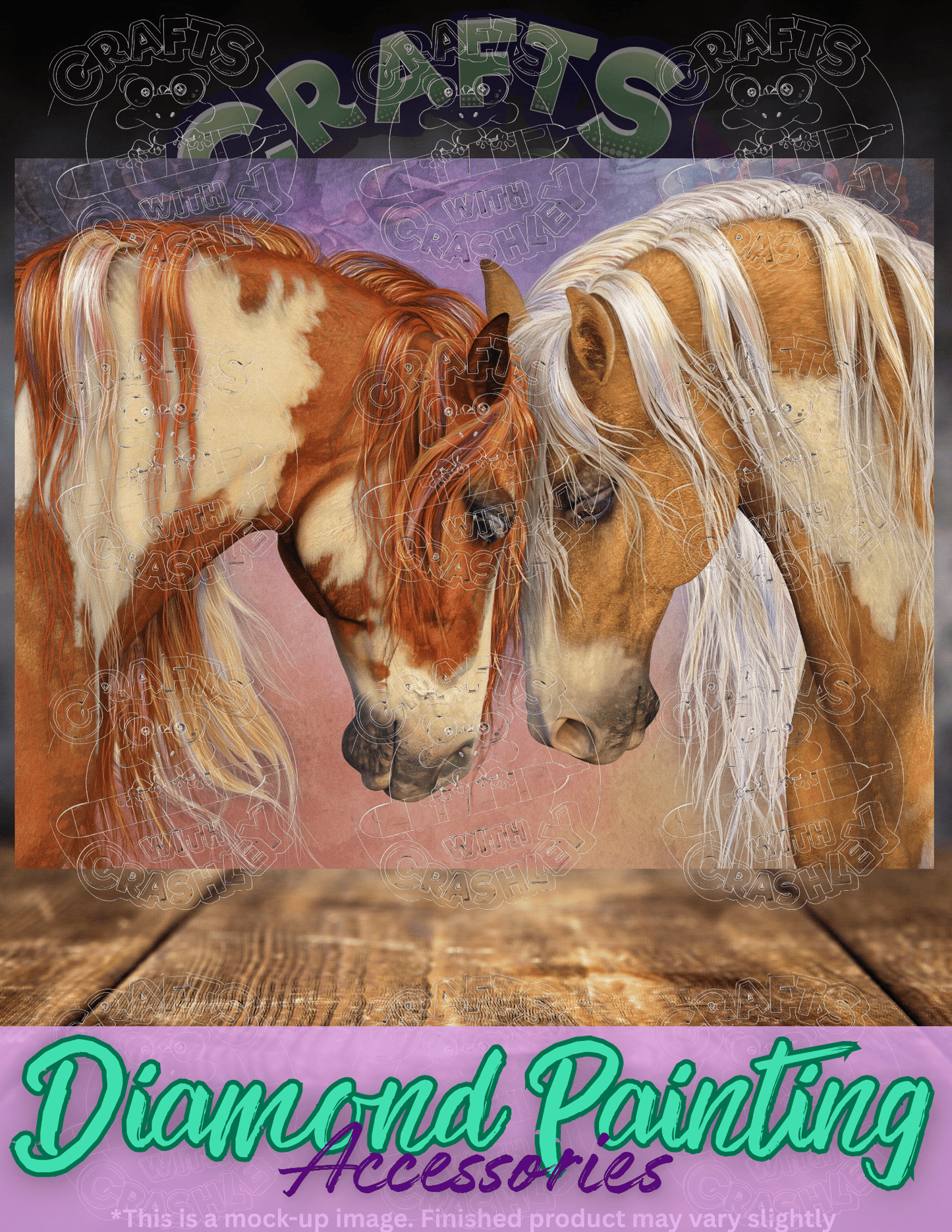 "Two Hearts II" by ©Laurie Prindle Premium Accessories for Diamond Painting