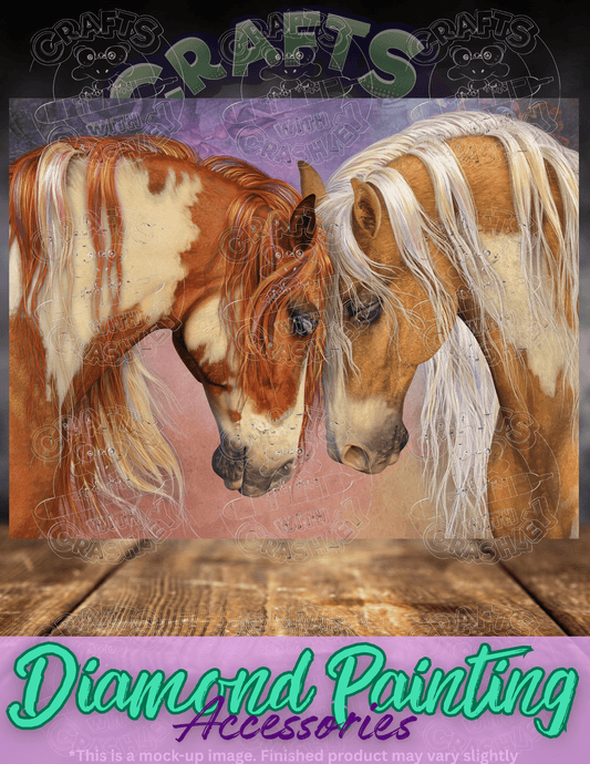 "Two Hearts II" by ©Laurie Prindle Premium Accessories for Diamond Painting