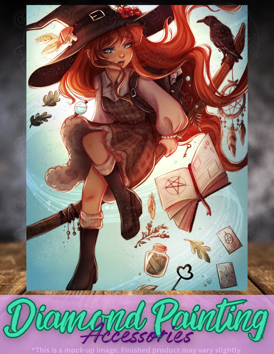 "Witch Apprentice" by ©Femke Deborah Premium Accessories for Diamond Painting