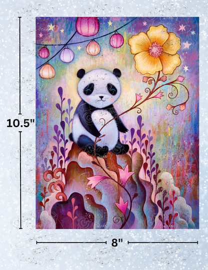 "Panda Naps" by ©Jeremiah Ketner Decorative Diamond Painting Release Papers