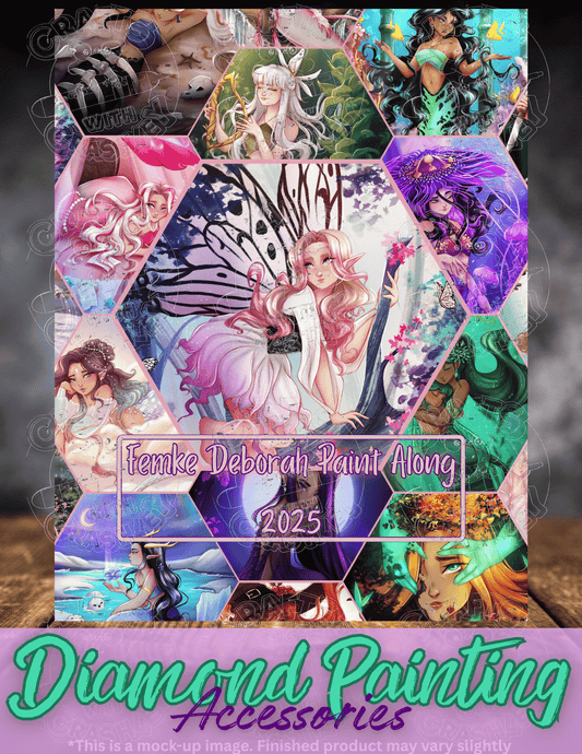 "Femke Deborah Paint Along 2025" by ©Femke Deborah Premium Accessories for Diamond Painting