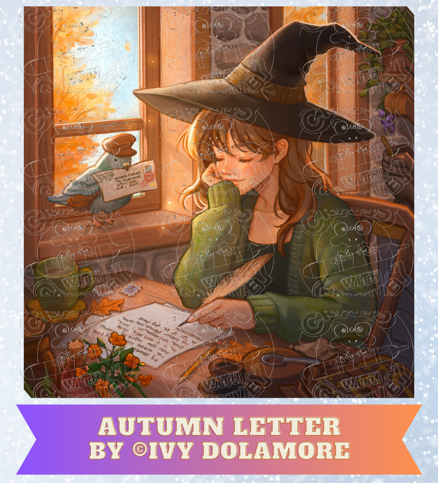 "Autumn Letter" by ©Ivy Dolamore Premium Decorative Release Papers for Diamond Painting