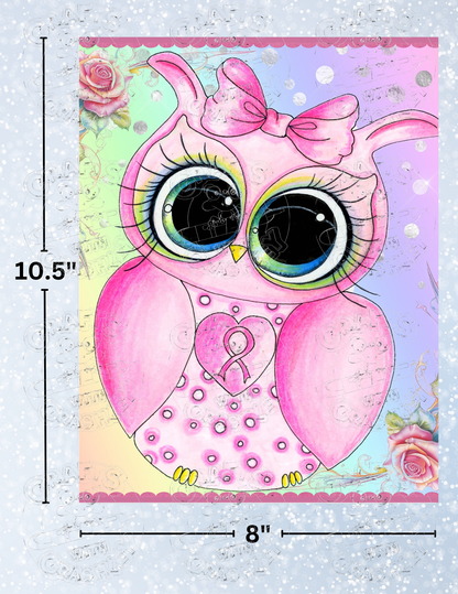 "Owl of Hope" by ©Sherri Baldy Premium Decorative Release Papers for Diamond Painting