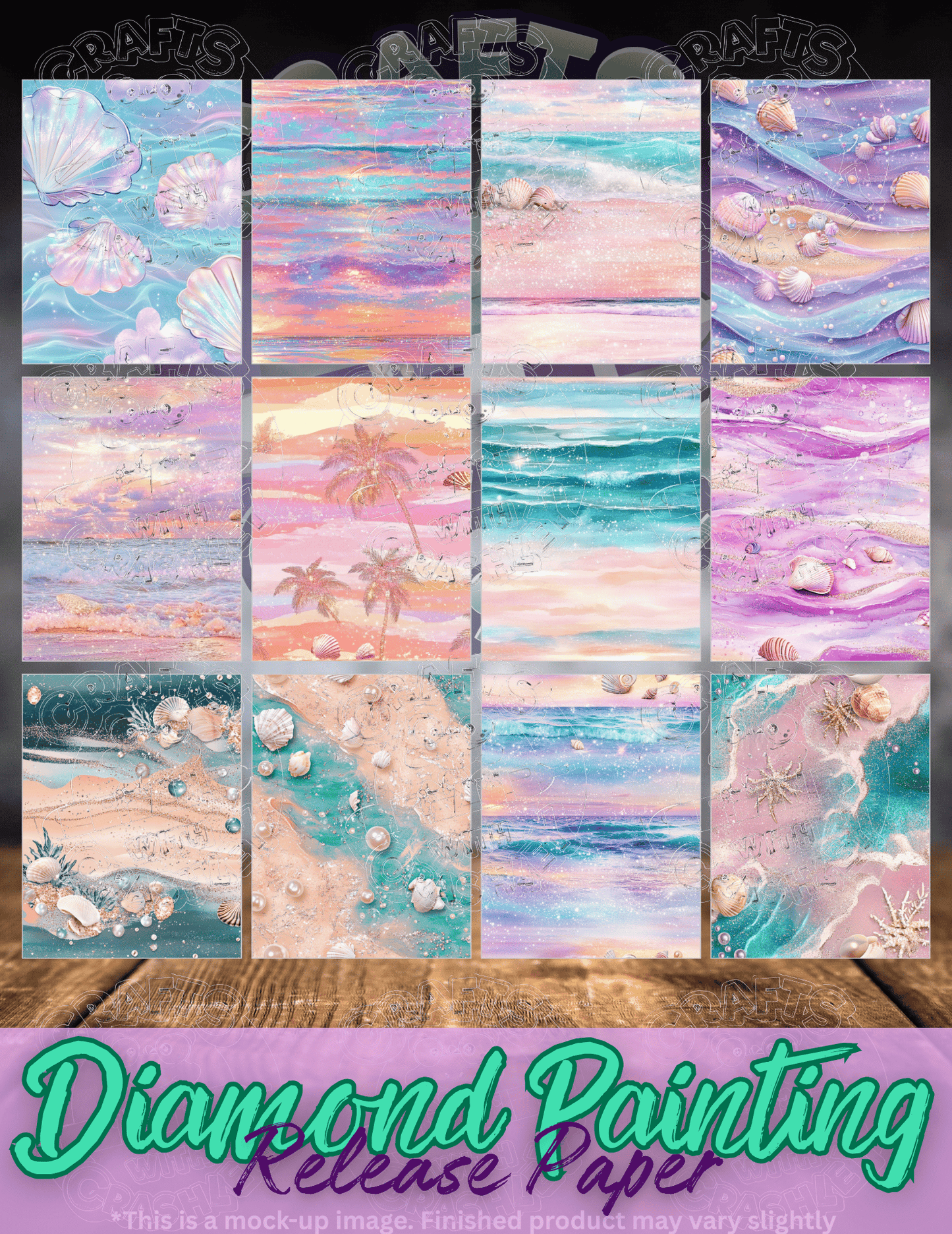 Tropical Fantasy Combo Pack Premium Release Paper for Diamond Painting
