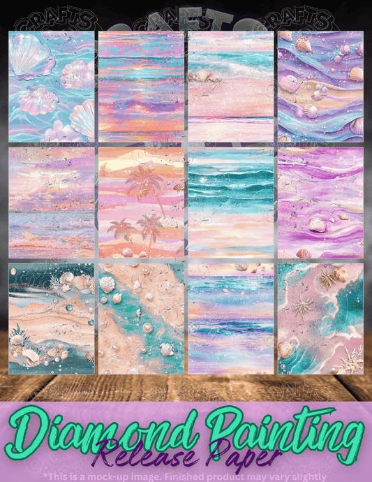 Tropical Fantasy Combo Pack Premium Release Paper for Diamond Painting