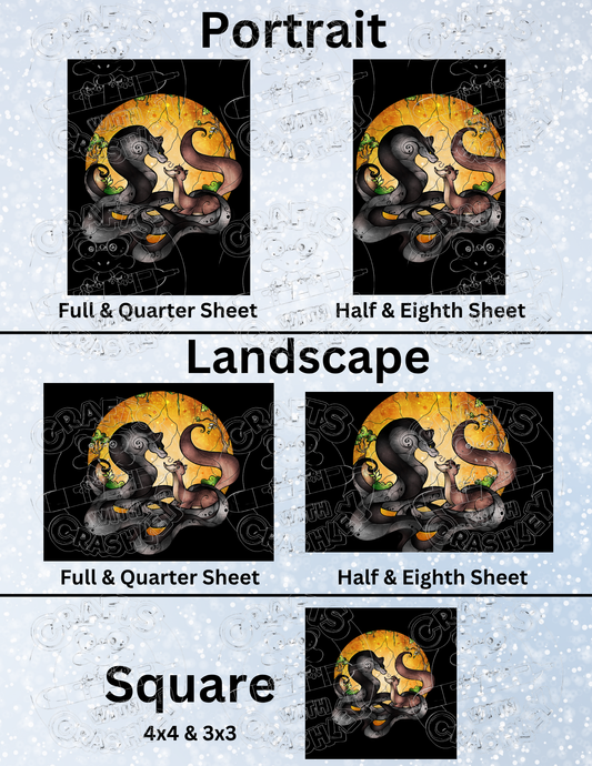 "Riki Tiki" by ©Mandie Manzano Premium Decorative Release Papers for Diamond Painting