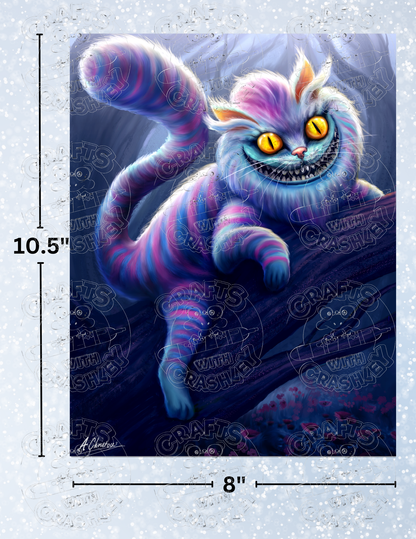 "Cheshire Cat" By ©Anthony Christou Decorative Diamond Painting Release Papers