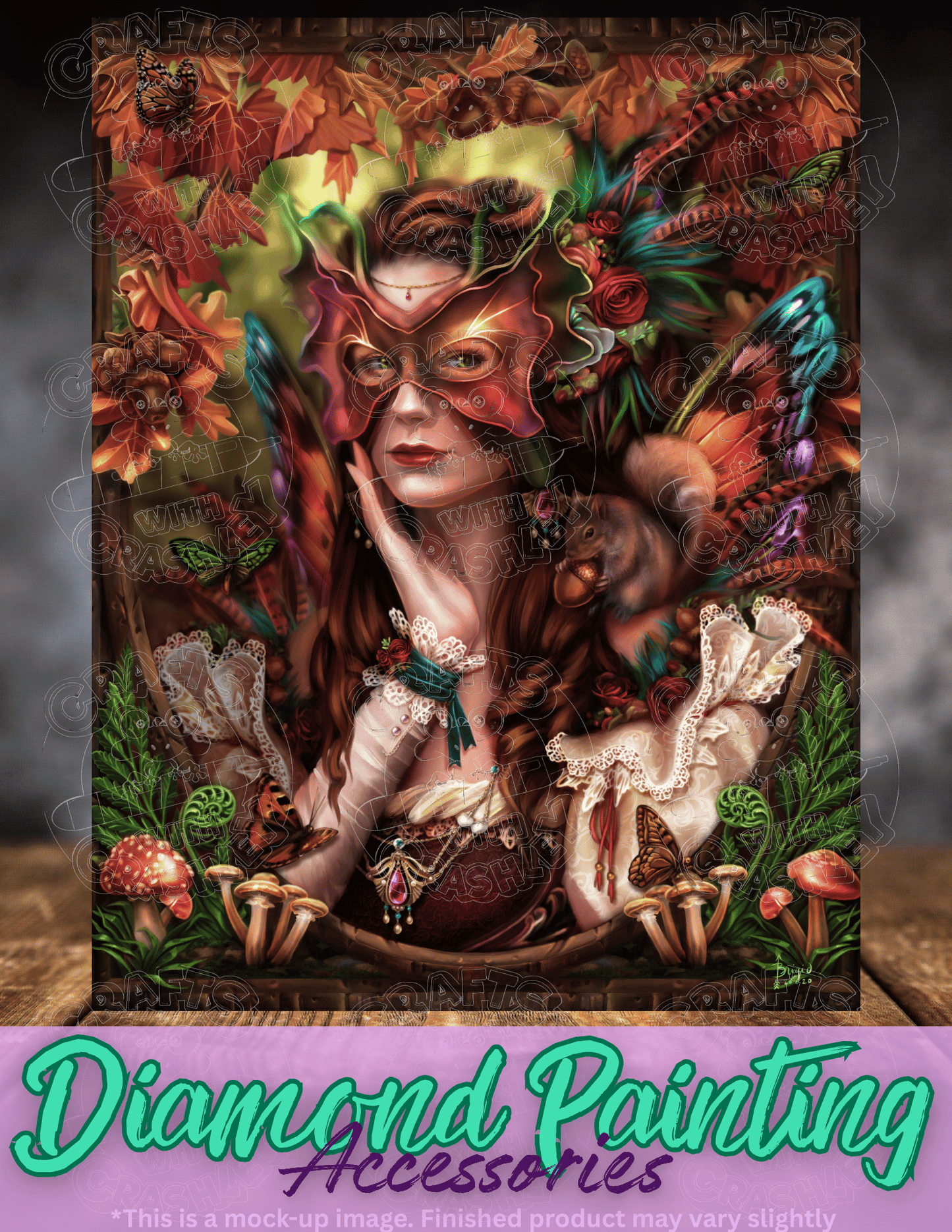 "Autumn Queen" by ©Brigid Ashwood Premium Accessories for Diamond Painting