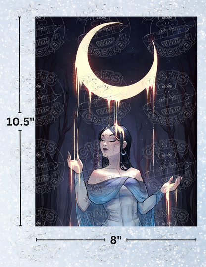 "Moon Magic" by ©ChrissaBug Decorative Diamond Painting Release Papers