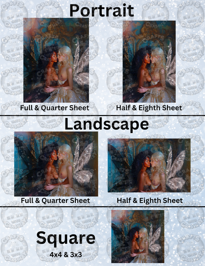 "True Love" by ©Cheryl Carpenter Decorative Diamond Painting Release Papers