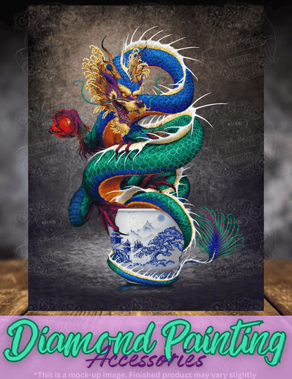 "Sake Dragon" by ©Stanley Morrison Premium Accessories for Diamond Painting