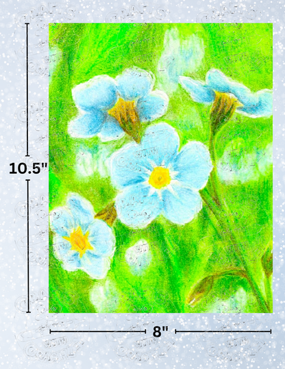 Product Bundle "Nana's Forget-Me-Nots" by ©Courtney Lyons