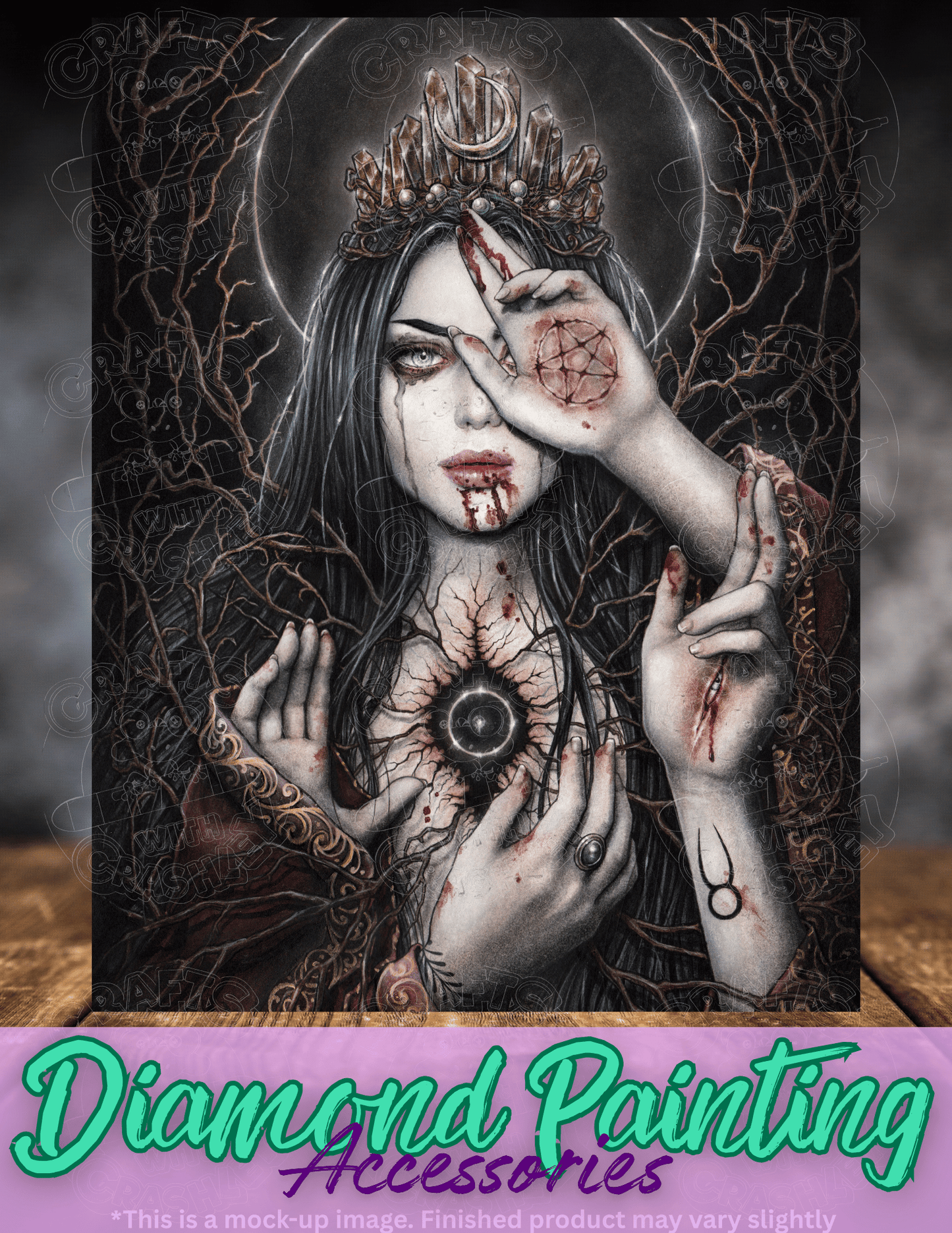 "The High Priestess" by ©Enys Guerrero Premium Accessories for Diamond Painting