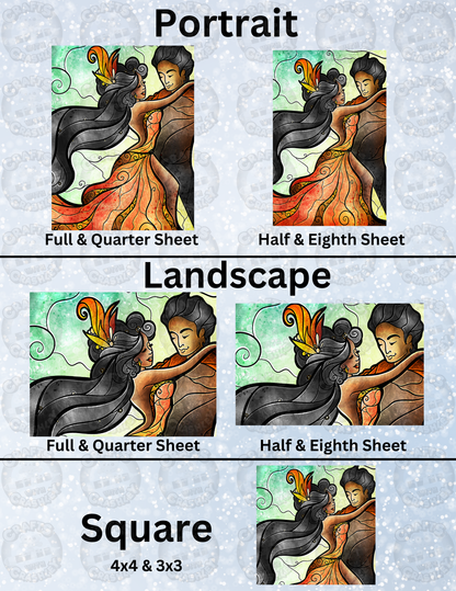 "Bailar Conmigo" by ©Mandie Manzano Decorative Diamond Painting Release Papers