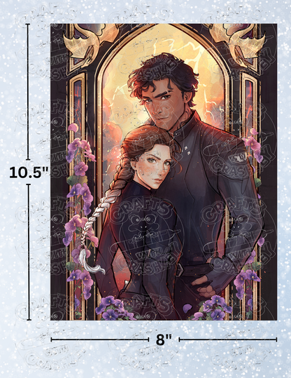 "Dragon Riders" by ©ChrissaBug Decorative Diamond Painting Release Papers