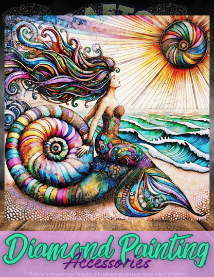 "The Mermaid" by ©Peggy Collins Premium Accessories for Diamond Painting