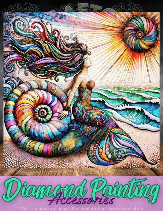 "The Mermaid" by ©Peggy Collins Premium Accessories for Diamond Painting