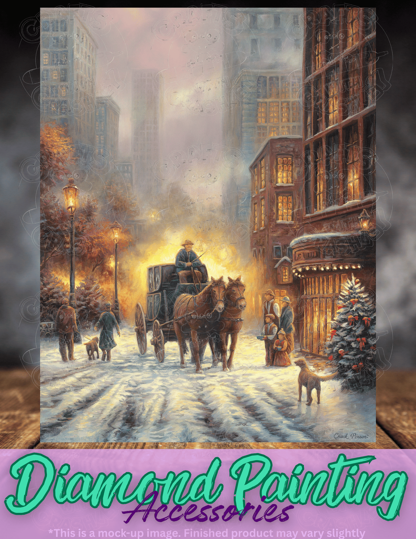 "Carraige Ride" by ©Chuck Pinson Premium Accessories for Diamond Painting