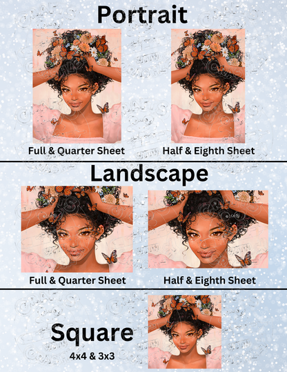 "Bouquet" by ©Ivy Dolamore Premium Decorative Release Papers for Diamond Painting